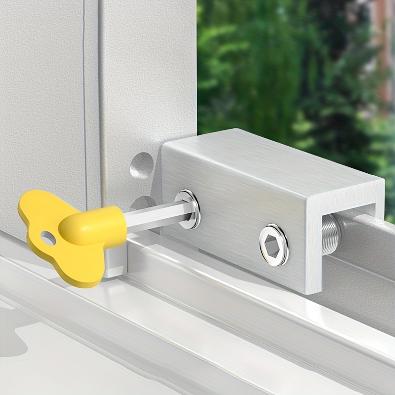 Window Lock Bar - เลื่อน SASH Stopper ตู้ล็อคสายรัดประตูความปลอดภัย Anti-Theft ล็อคหน้าต่างเลื่อนประตูเด็กทารกเด็กความปลอดภัยประตูล็อค