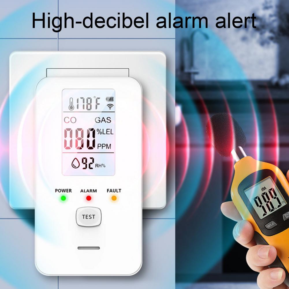 เครื่องตรวจจับก๊าซธรรมชาติและค - Co Detector Plug บทวิจารณ์และราคา