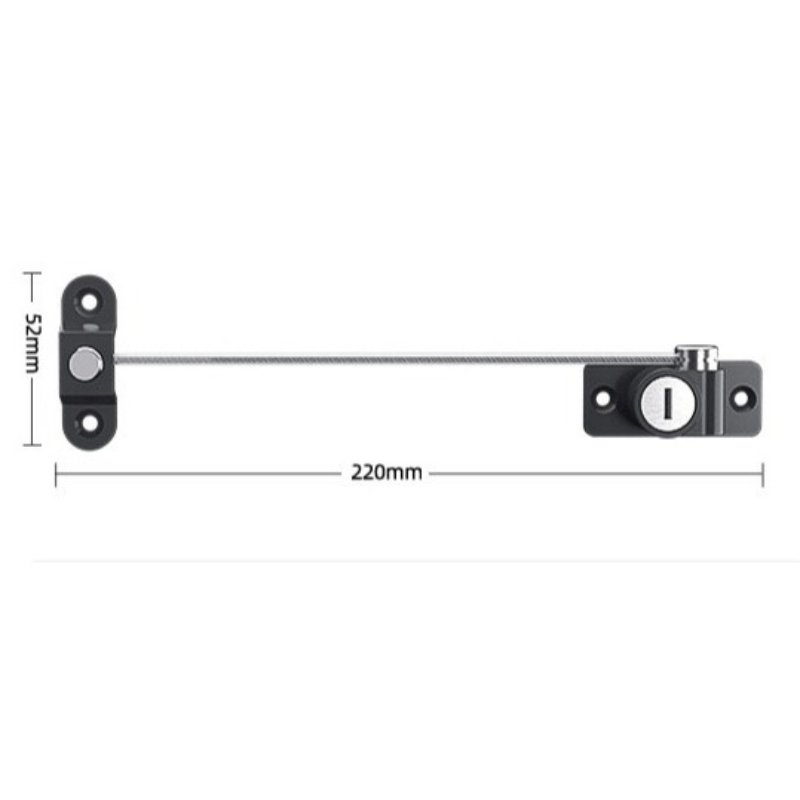 ตัวล็อคประตูหน้าต่าง ป้องกันเด - Window Lock Bar บทวิจารณ์และราคา