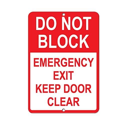 ป้ายโลหะ Vincenicy ป้ายอะลูมิเ - Emergency Exit Sign บทวิจารณ์และราคา